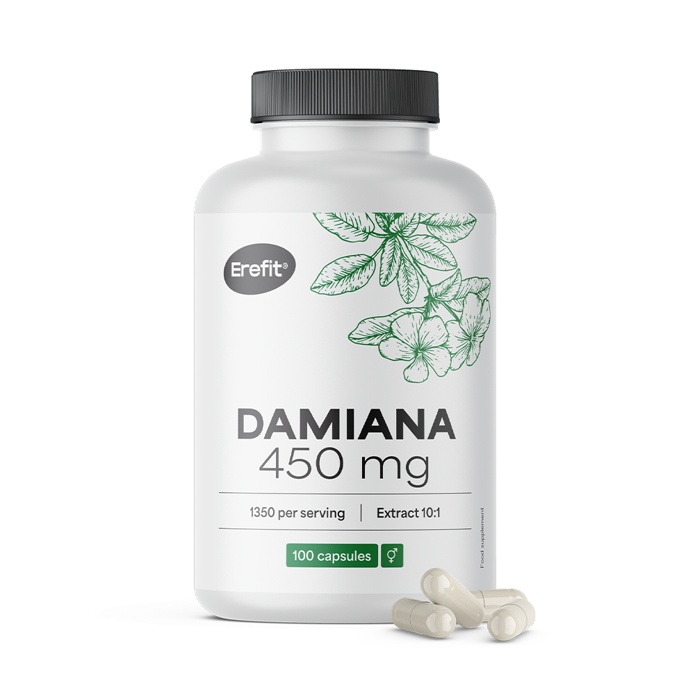 Damiana 450 mg - extract 10:1.