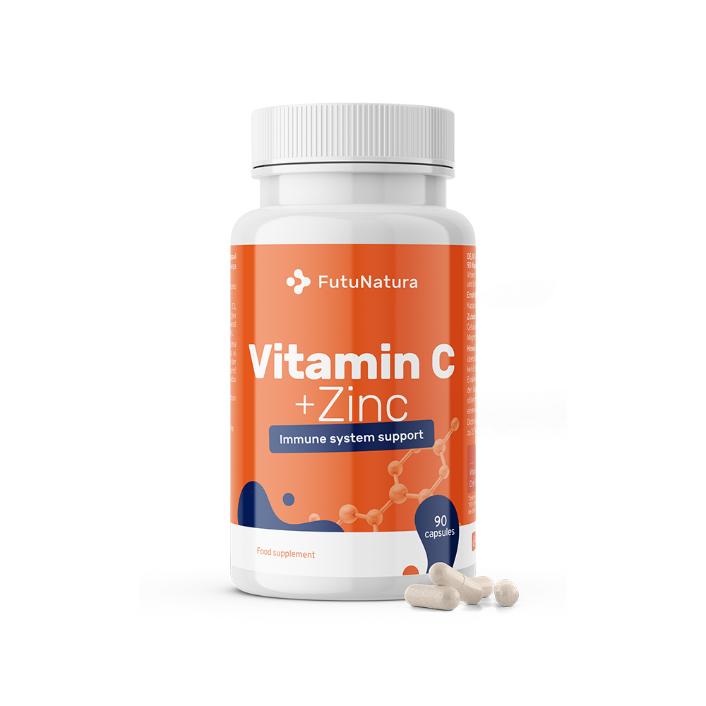 Vitamina C + Zinc, 90 capsule.