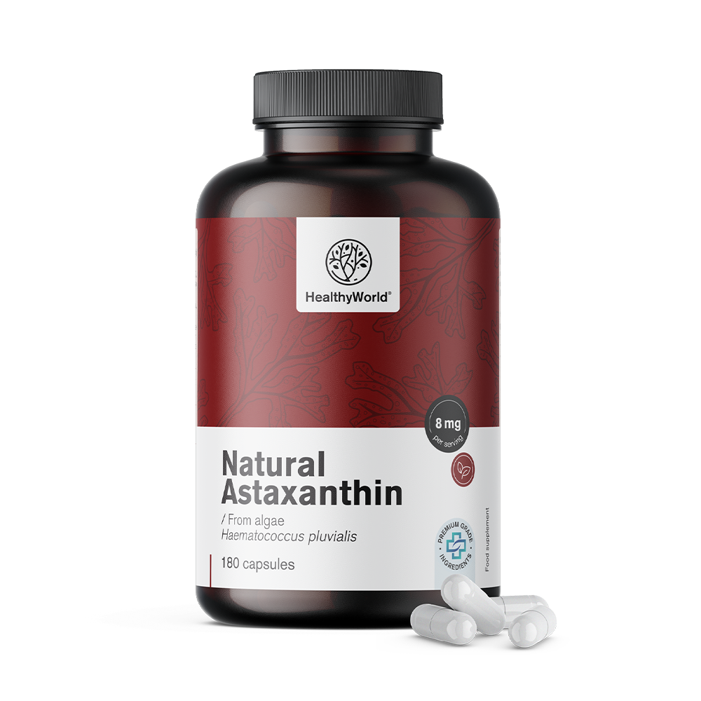 Astaxantina naturală 8 mg în capsule