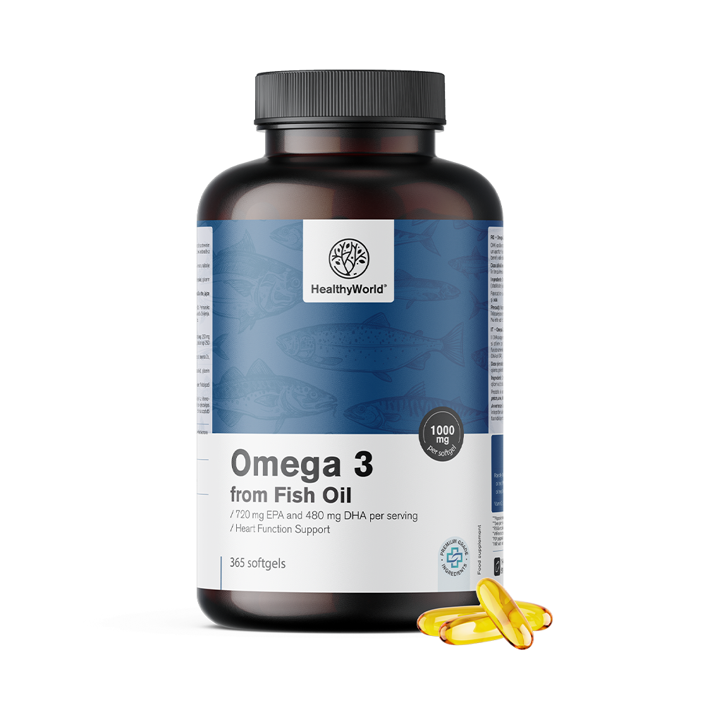 Omega-3 1000 mg cu EPA și DHA