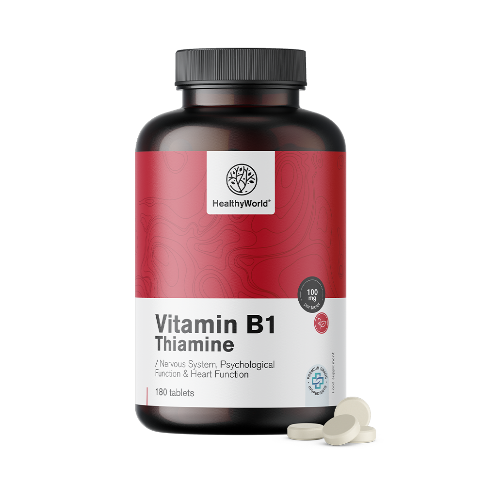 Vitamina B1 - tiamină 100 mg în comprimate