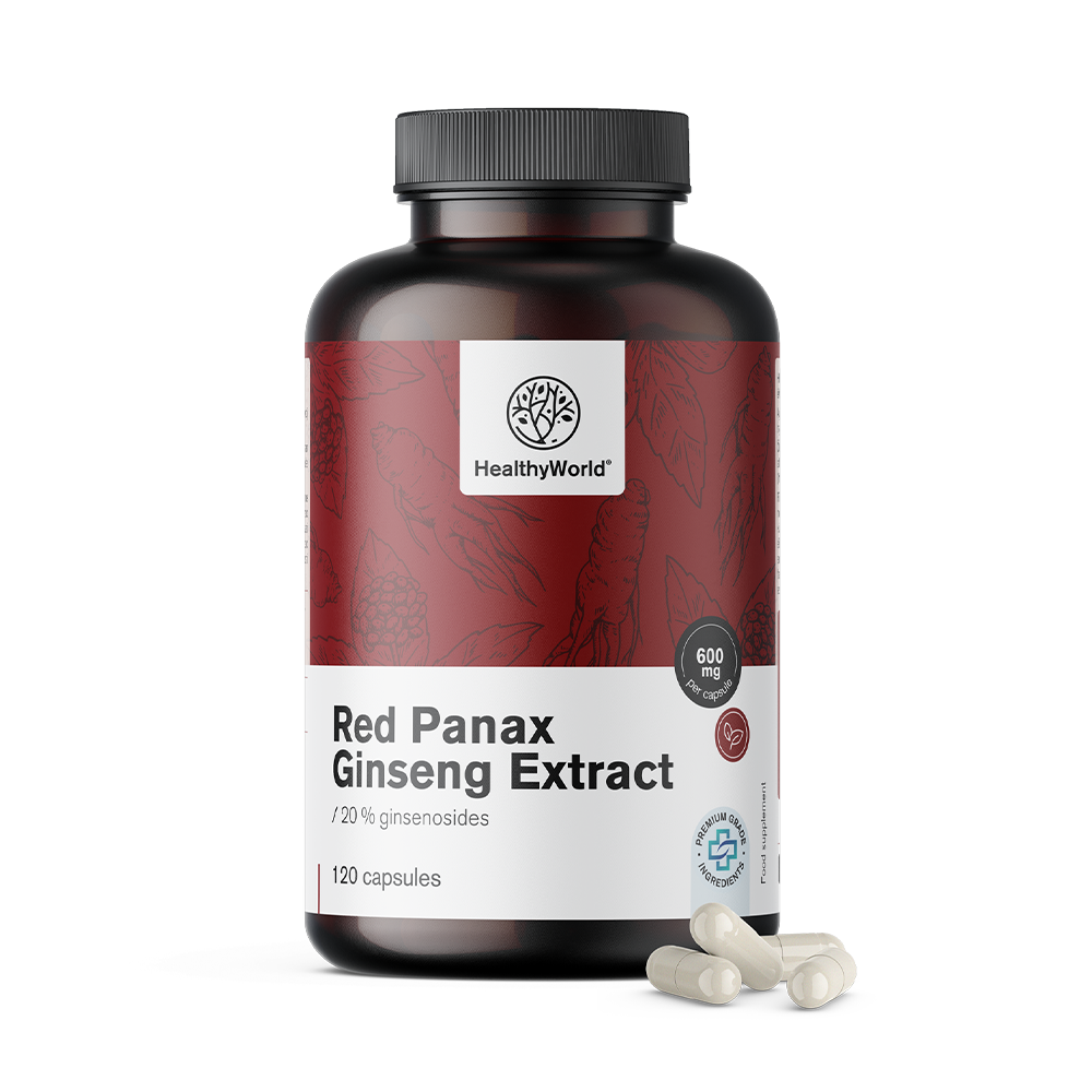 Red Panax Ginseng - extract de ginseng roșu 600 mg