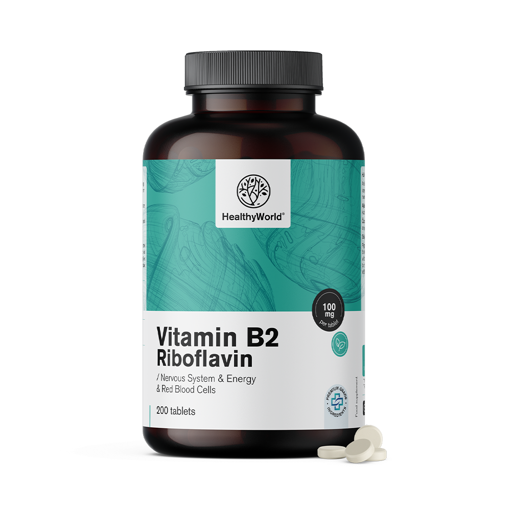 Vitamina B2 - riboflavina 100 mg