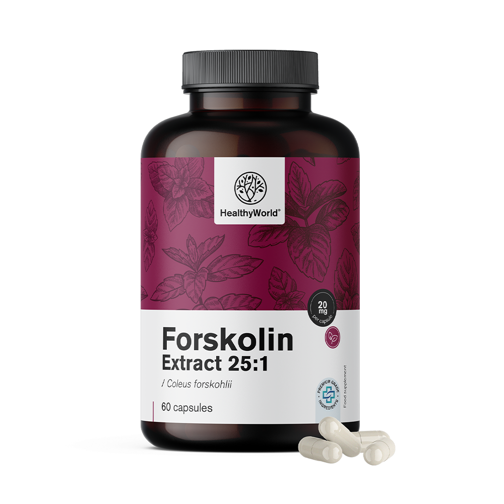 Forskolin - din extract de urzică indiană 20 mg