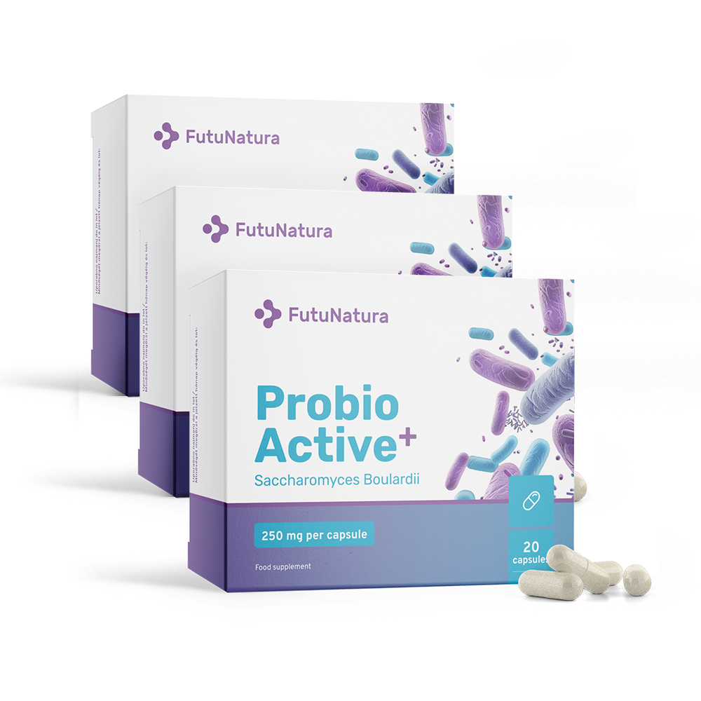 Probio Active PLUS - Saccharomyces boulardii 250 mg în capsule