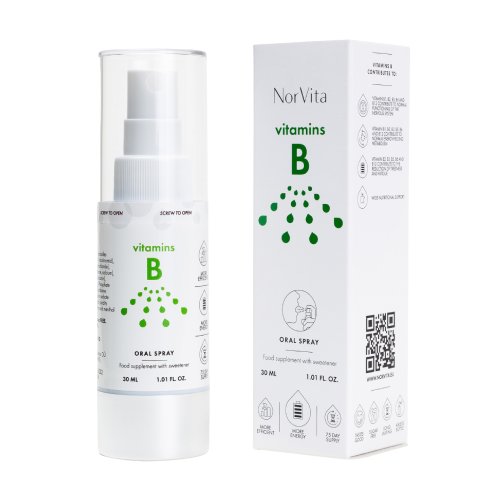 Complexul de vitamine B sub formă de spray