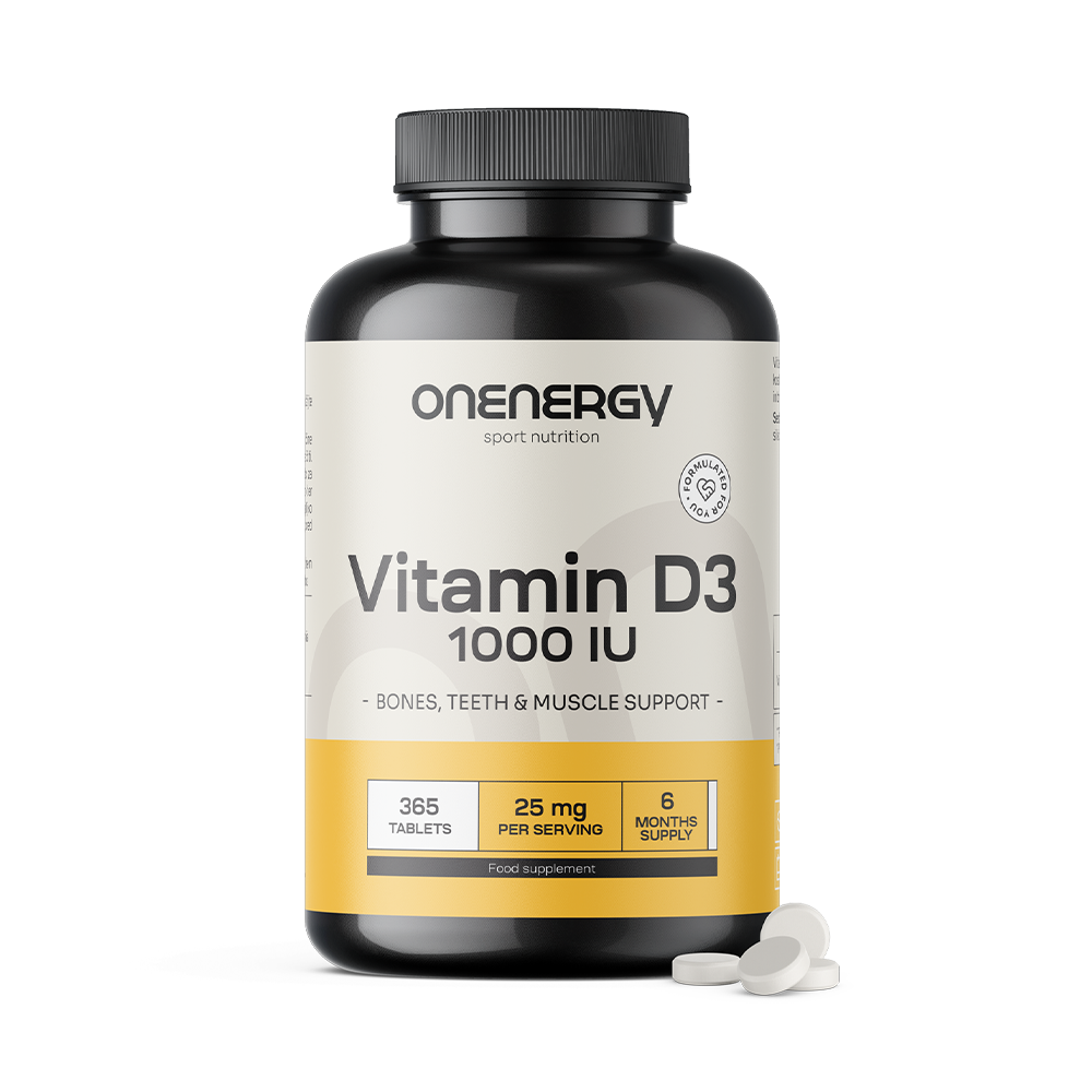 Vitamina D3 1000 UI.