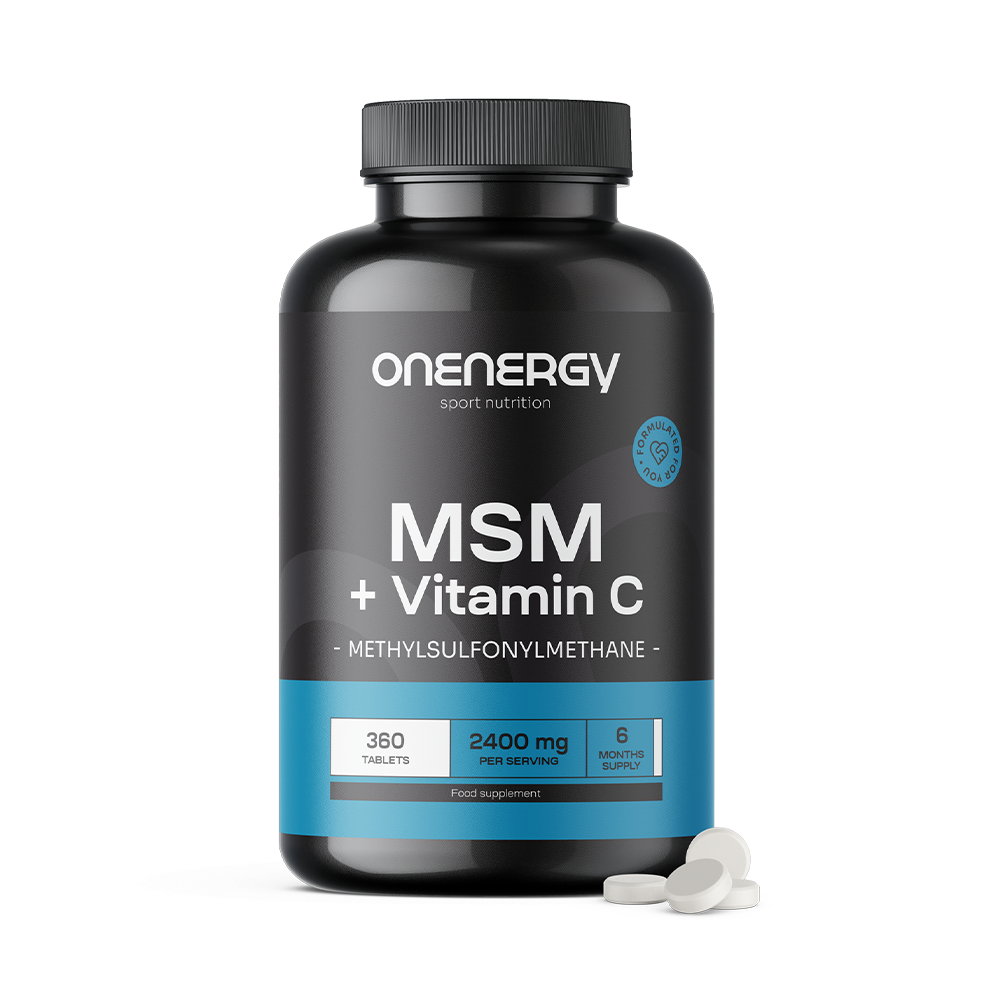 MSM 2400 mg - cu vitamina C