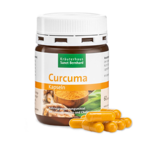 Turmeric în capsule.